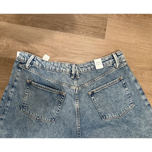 Good American Good Ease Relaxed Wide-Leg Jeans - Size 14/32 - NWT - Picture 12 of 12